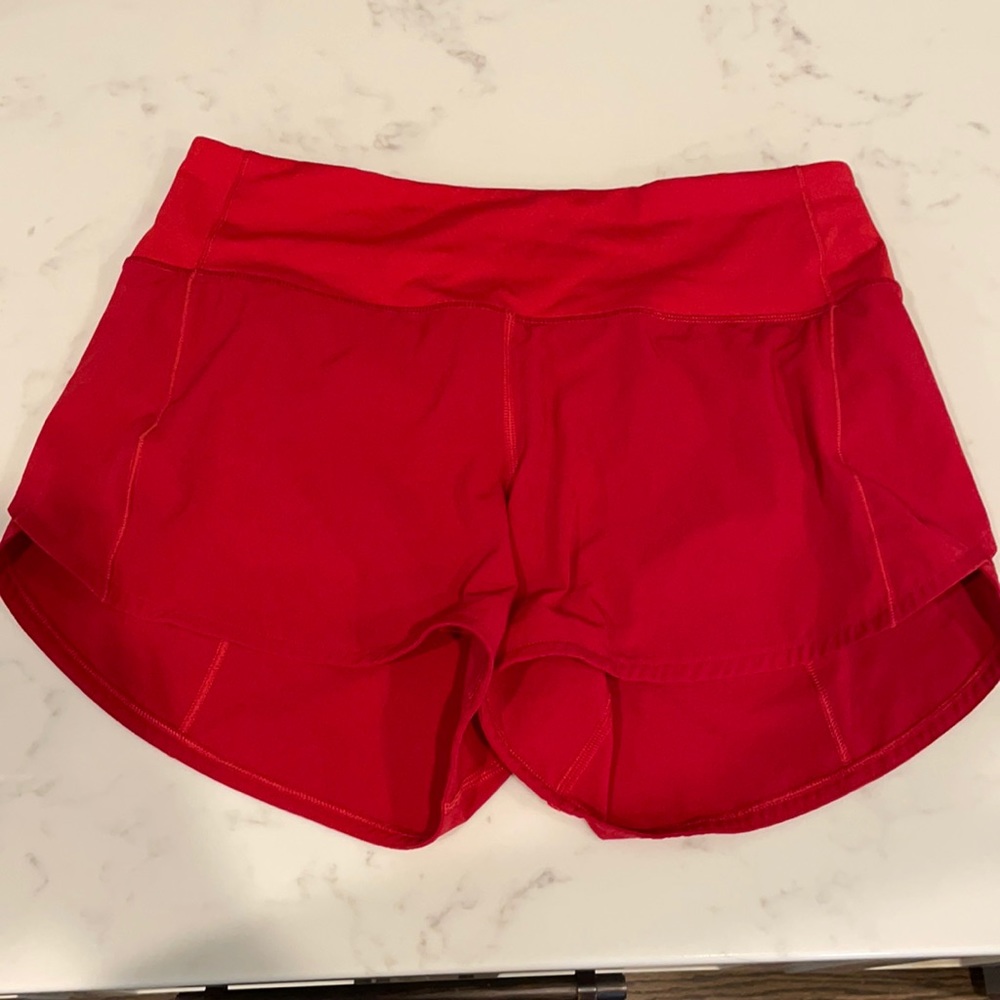 Lululemon 4” speed up shorts